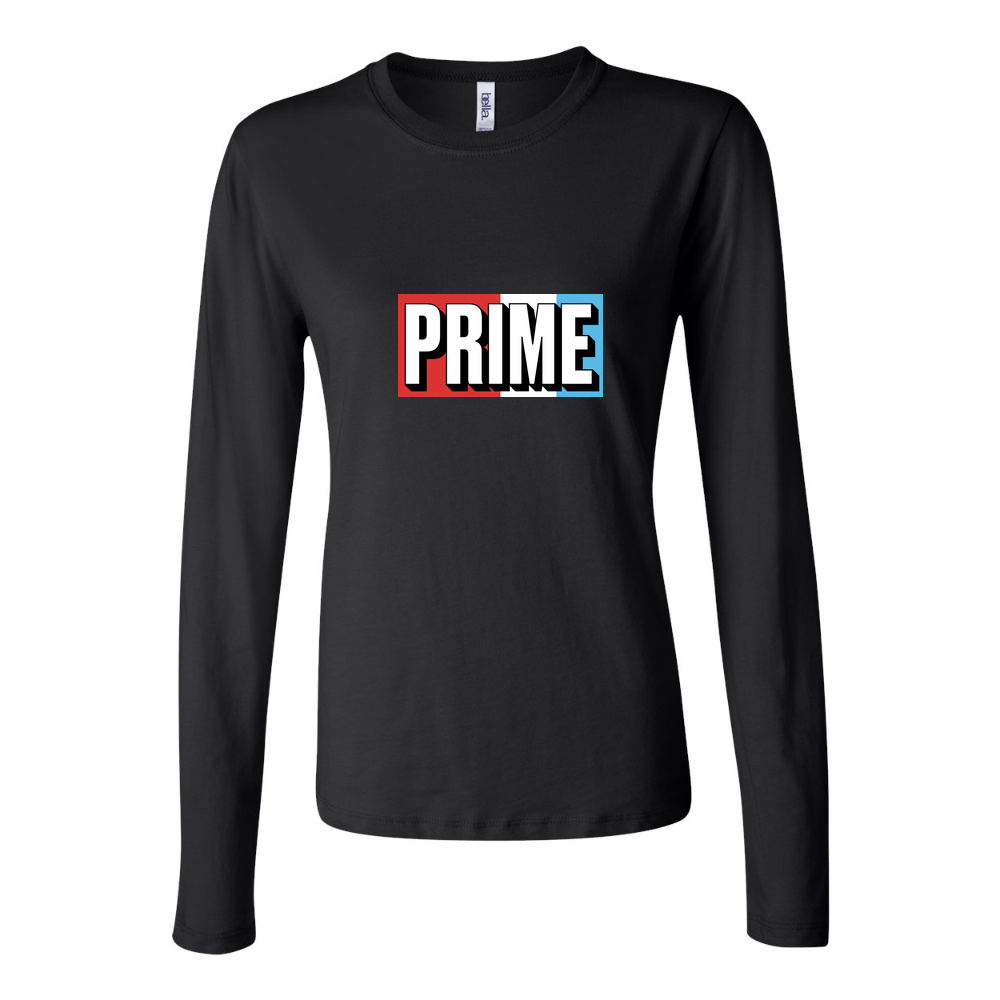 Women's Prime Drink Long Sleeve T-Shirt - Black