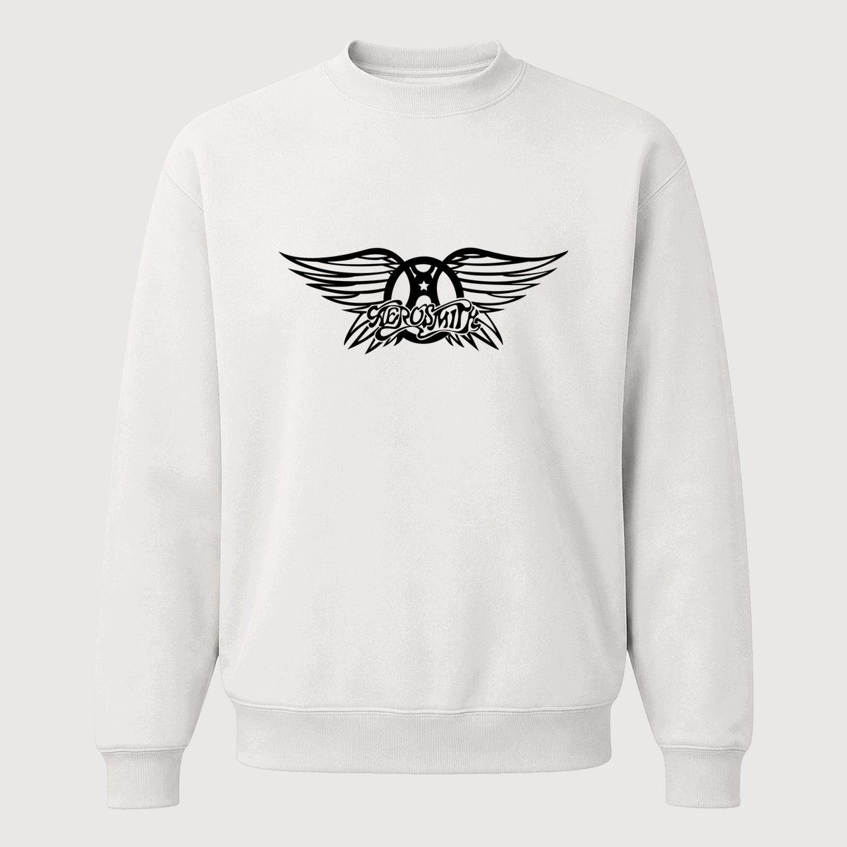 Men's Aerosmith Crewneck Sweatshirt - White