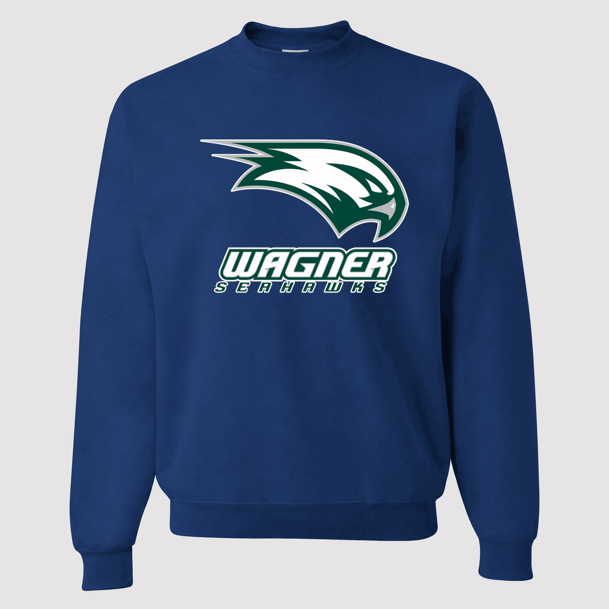Men's Wagner Seahawks Crewneck Sweatshirt - Blue