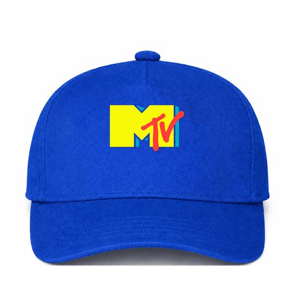MTV Logo Blue Dad Baseball Cap Hat