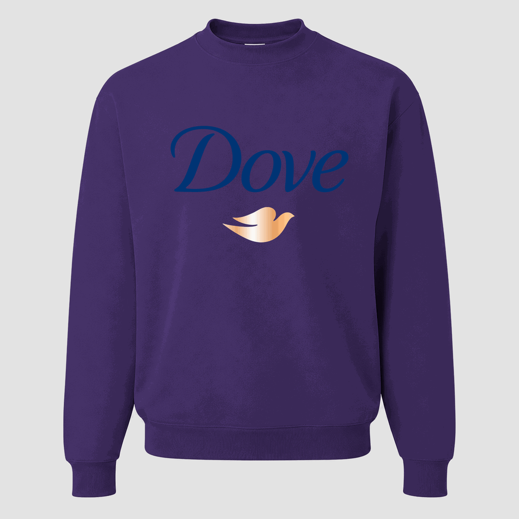 Men's Dove Crewneck Sweatshirt - Purple