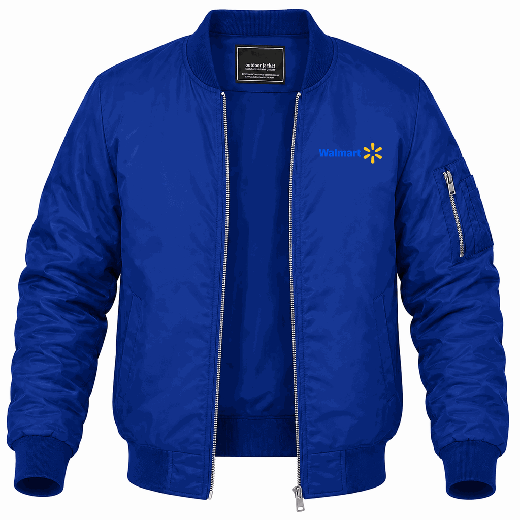 Men's Walmart Lightweight Bomber Jacket - Blue