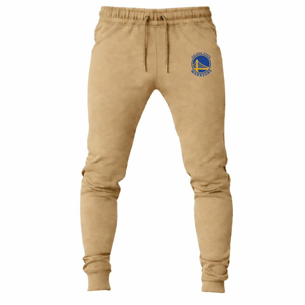Golden State Warriors Blue joggers sweatpants - Tan