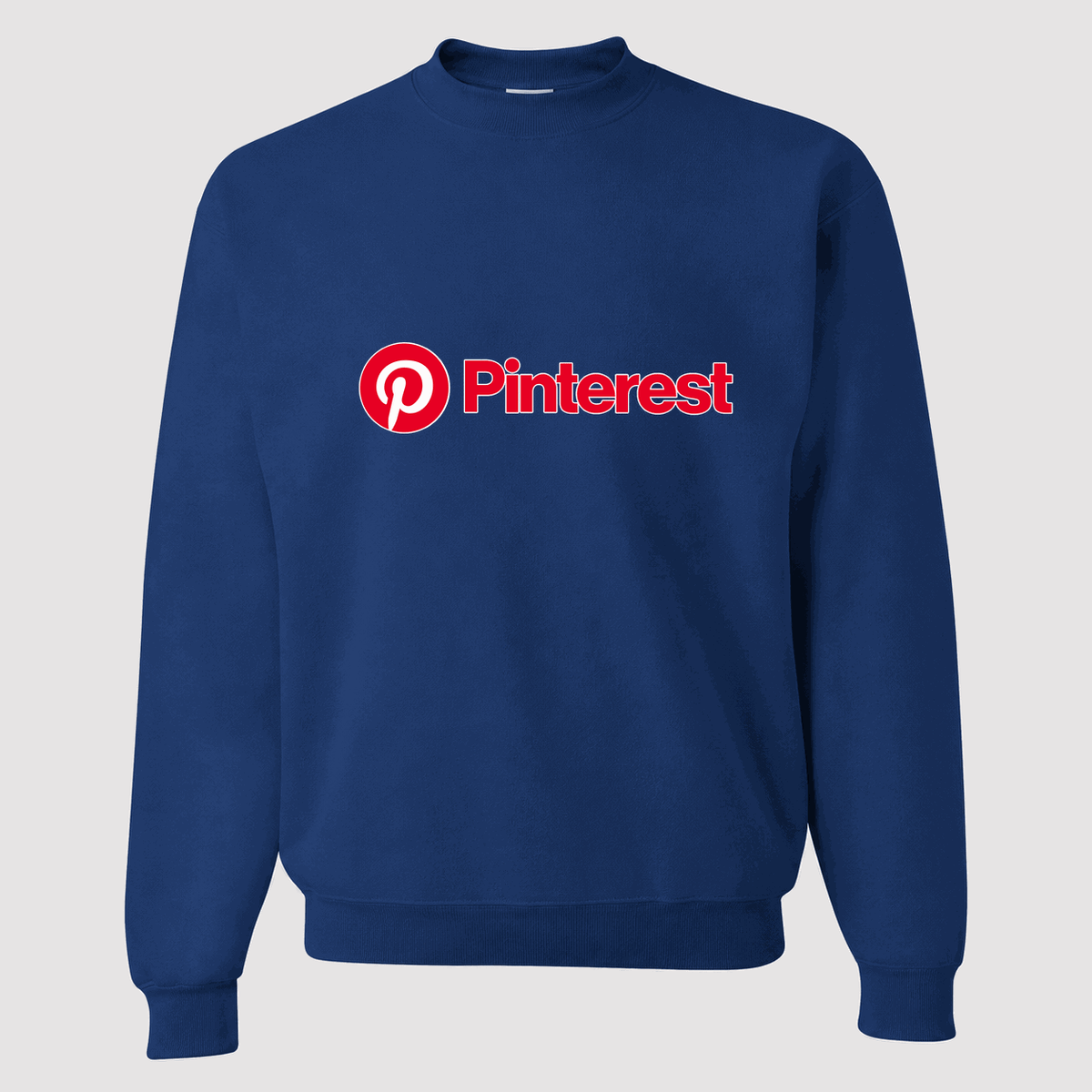 Men's Pinterest Crewneck Sweatshirt - Blue