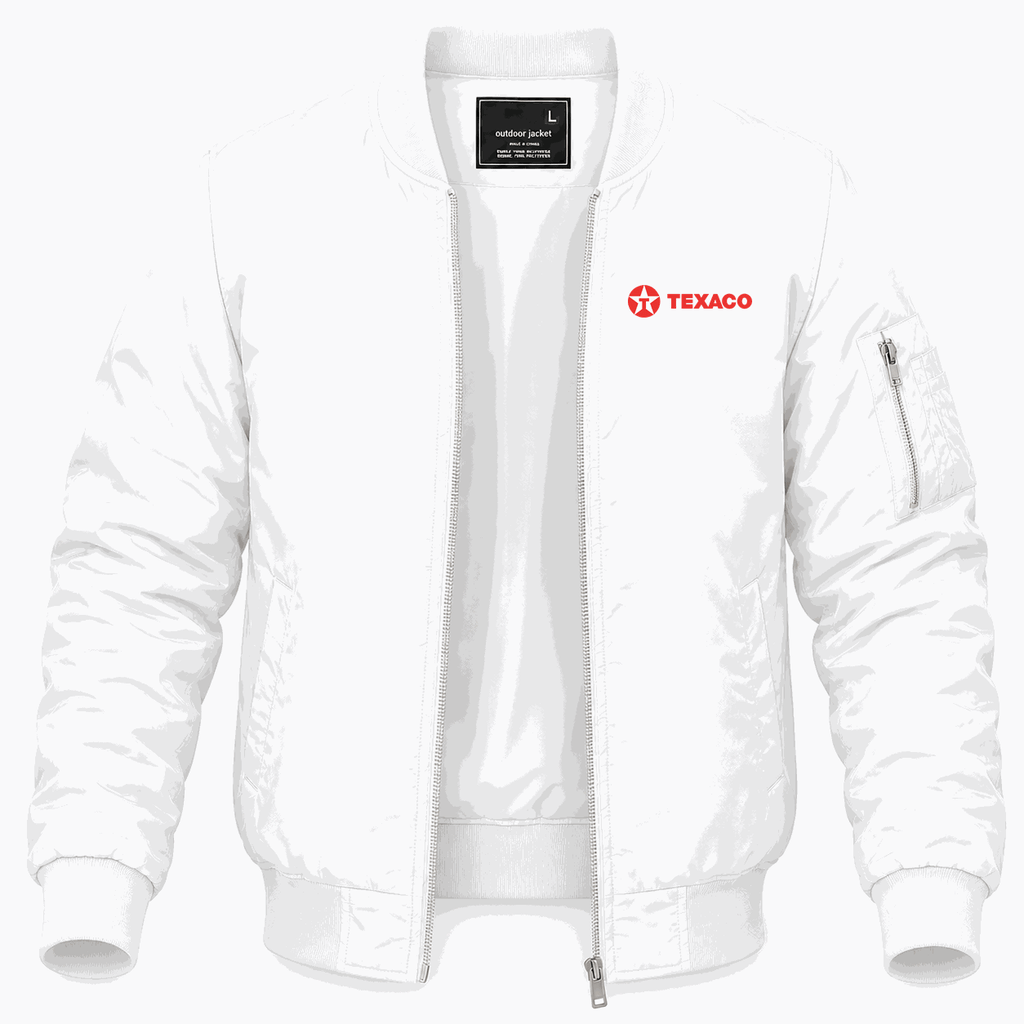 Men's Texaco Lightweight Bomber Jacket - White