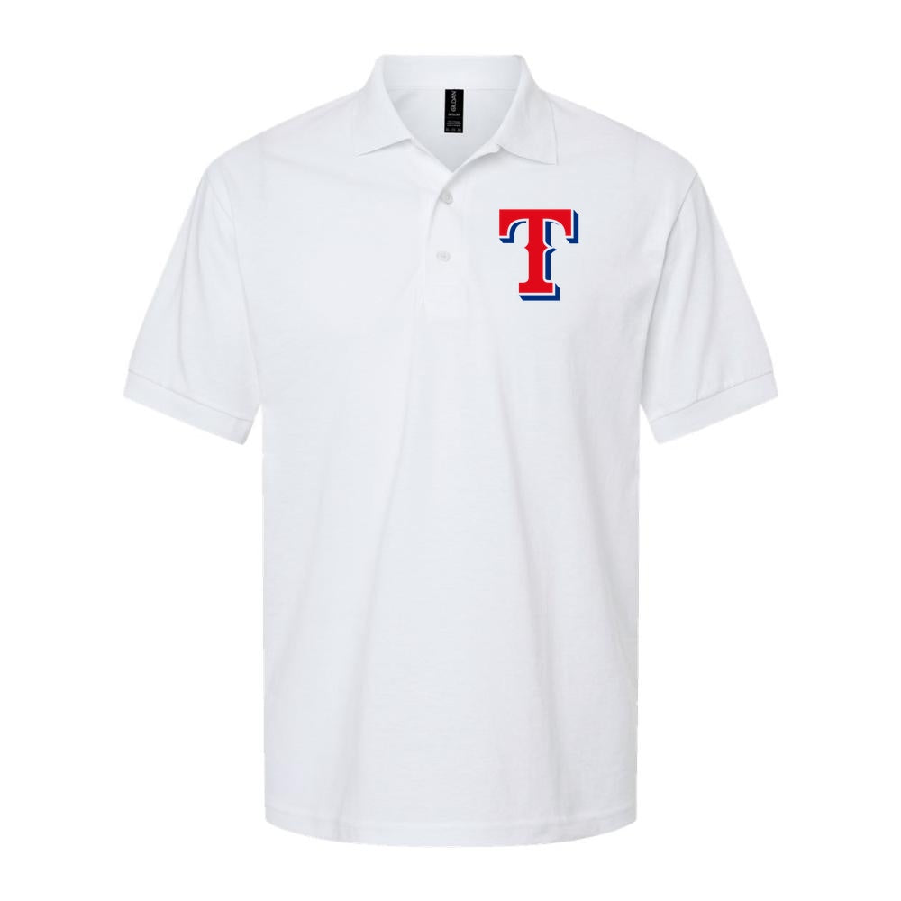 Men's Texas Rangers Dry Blend Polo - White