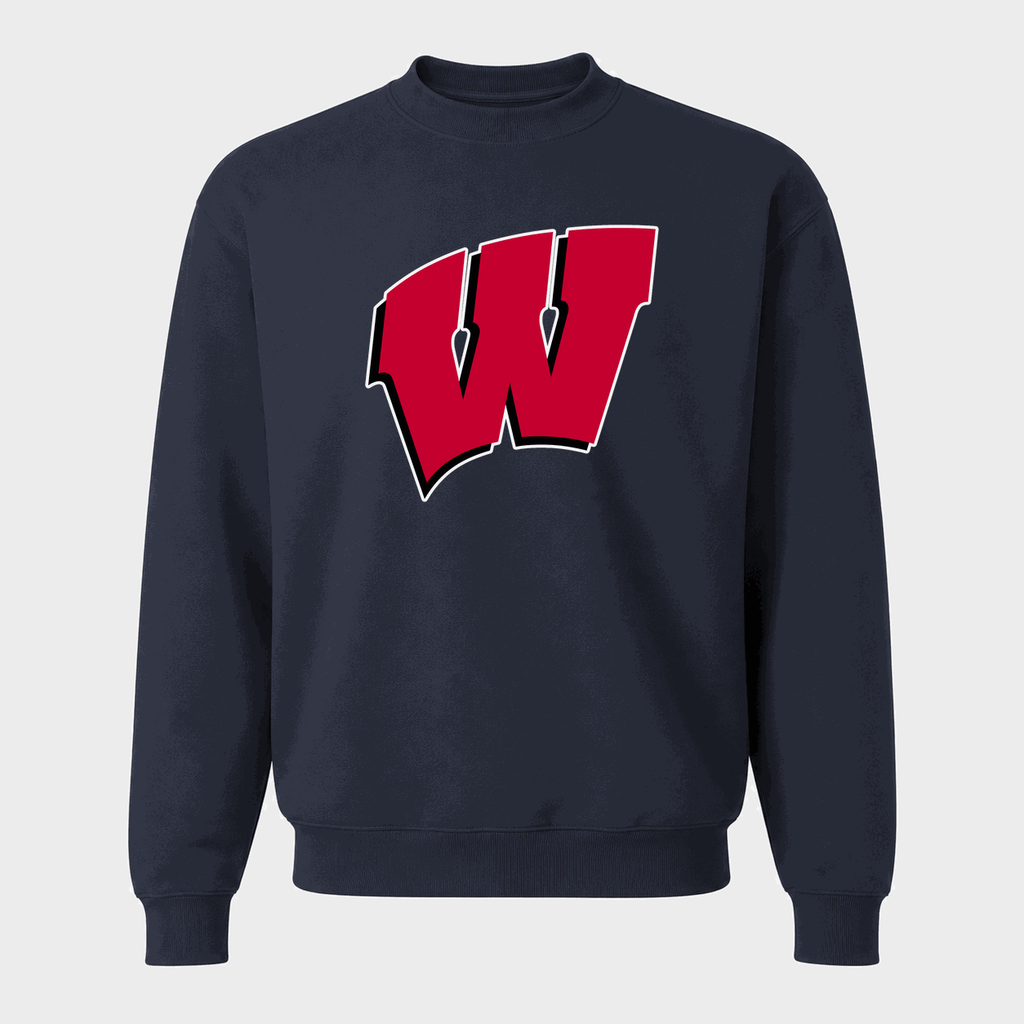 Men's Wisconsin Badgers Crewneck Sweatshirt - Navy
