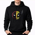 Men's Deadpool & Wolverine Pullover Hoodie - Black