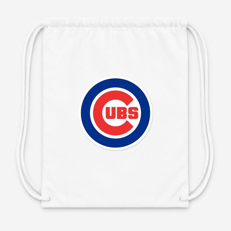 Chicago Cubs Drawstring Bag - White