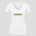 Women's Lola V Neck T-Shirt in white