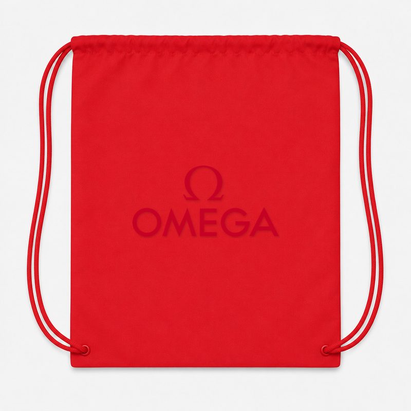 Omega Drawstring Bag - Red
