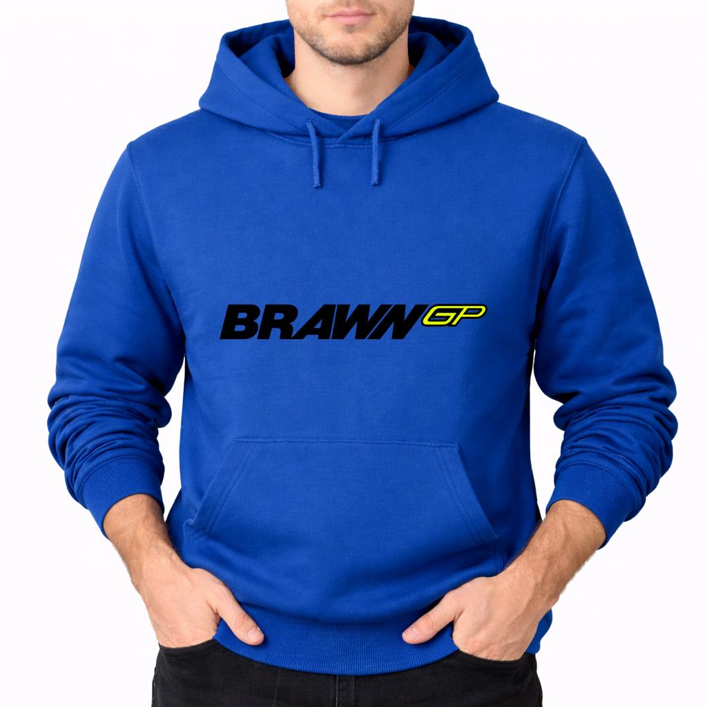 Men's Brawn GP Pullover Hoodie - Blue