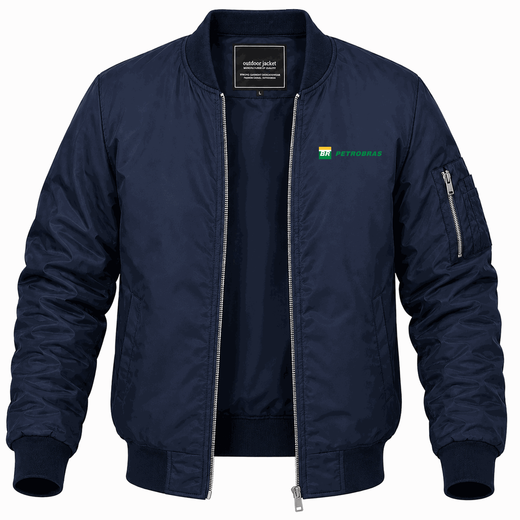 Men's Petrobras Lightweight Bomber Jacket - Navy