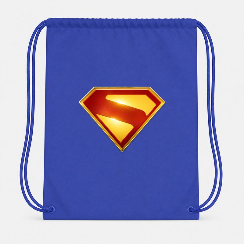Superman 2025 Drawstring Bag - Blue