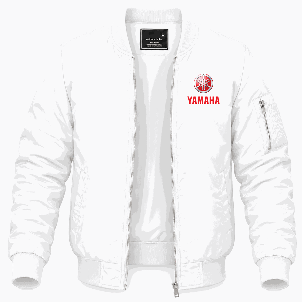 Men's Yamaha Lightweight Bomber Jacket - White