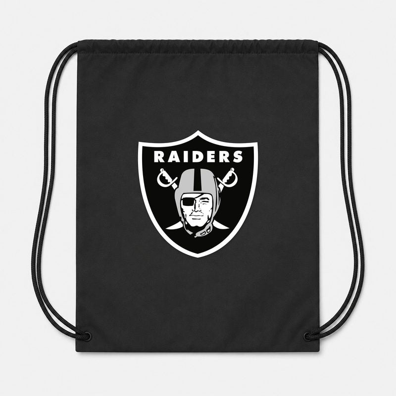 Las Vegas Raiders Drawstring Bag - Black