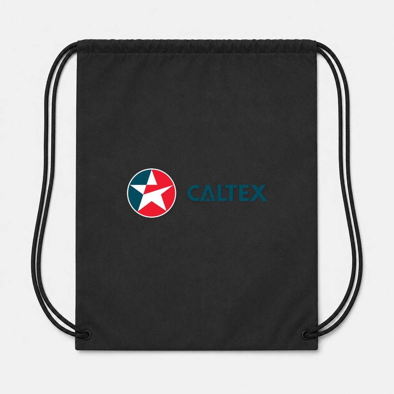 Caltex Drawstring Bag - Black