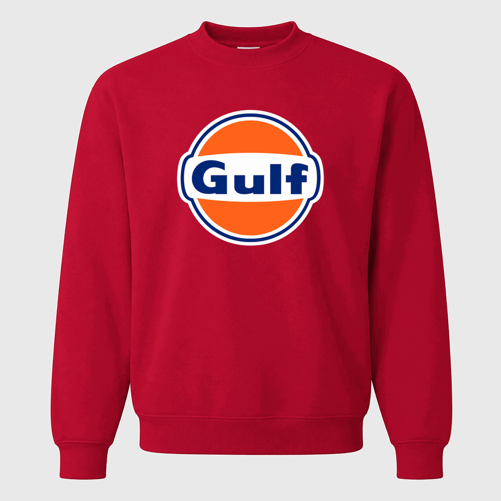 Men's Gulf Oil Crewneck Sweatshirt - Red
