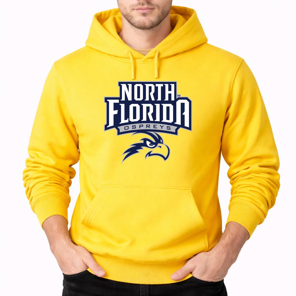 Men's UNF Ospreys Pullover Hoodie - Yellow