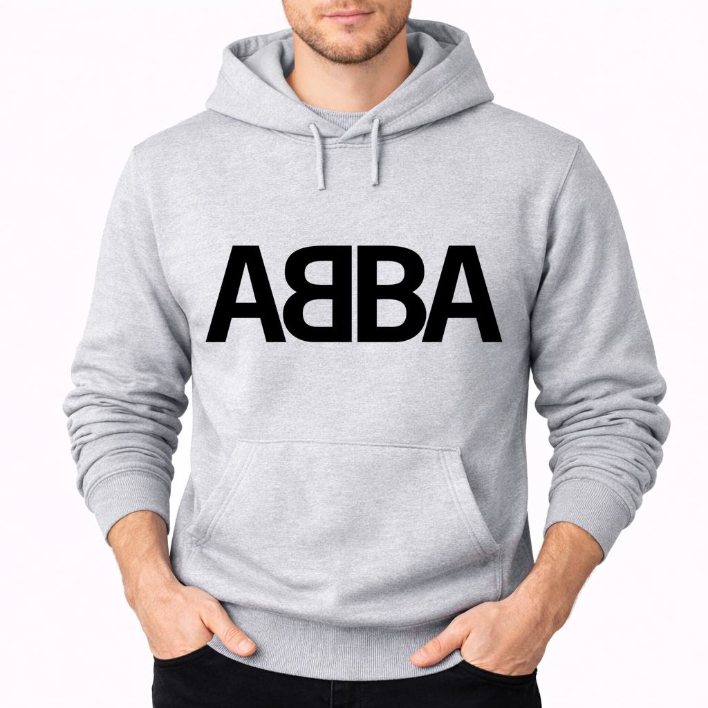 Men's ABBA Pullover Hoodie - Gray