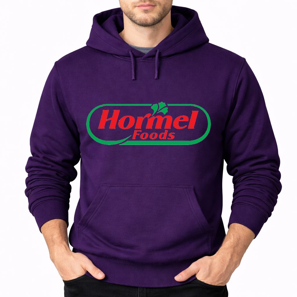 Men's Hormel Food Pullover Hoodie - Purple