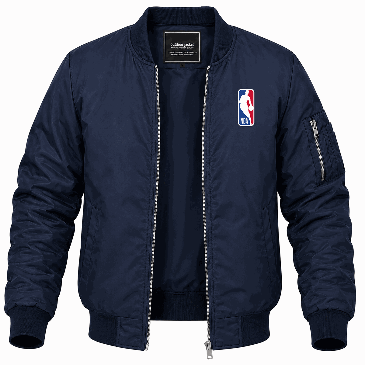 Men's NBA Lightweight Bomber Jacket - Navy