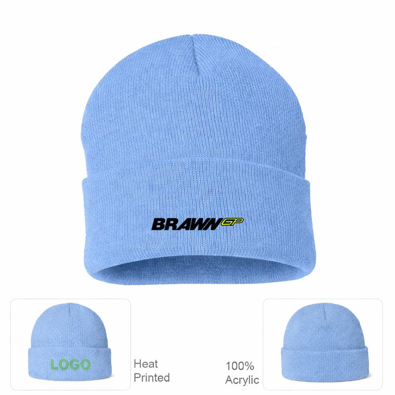 Formula 1 Brawn GP Beanie Hat - Sky Blue