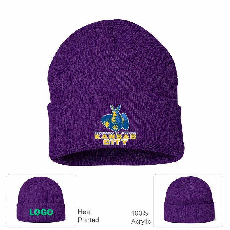 UMKC Kangaroos Purple Beanie Hat