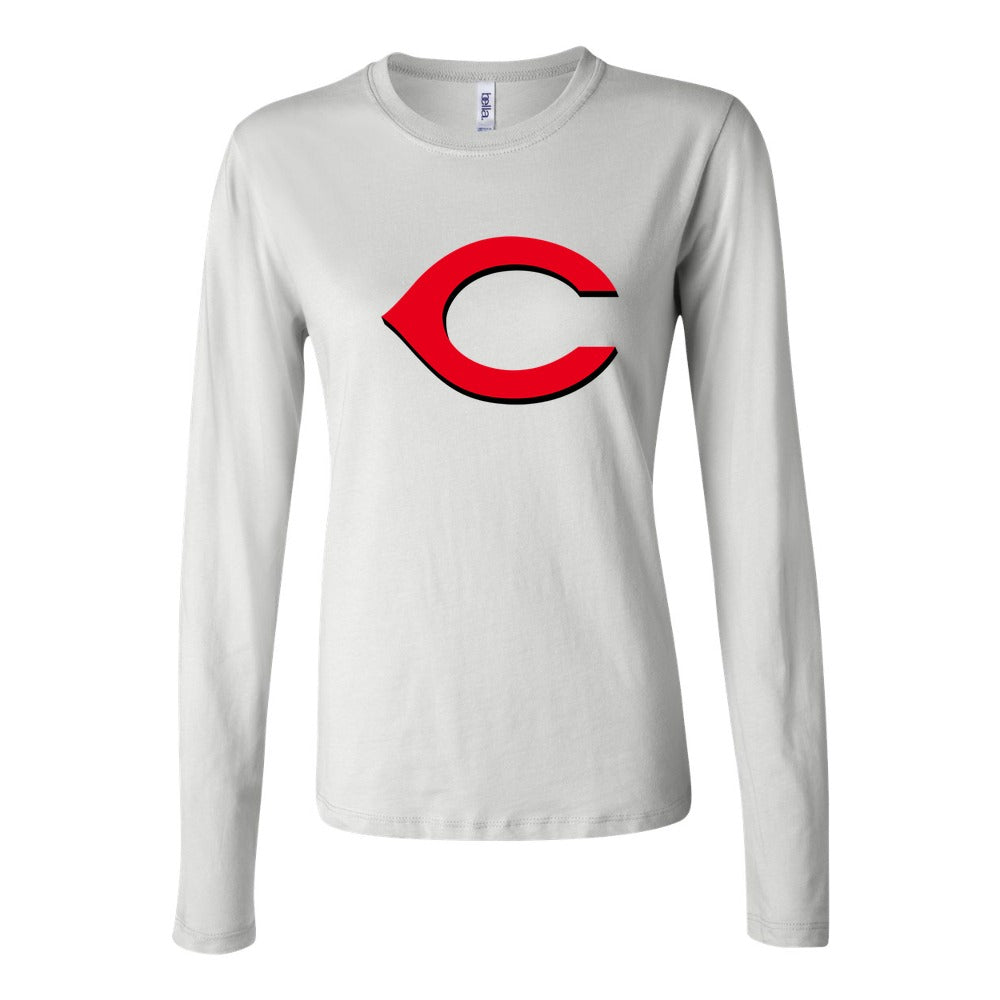 Women's Cincinnati Reds Long Sleeve T-Shirt - White