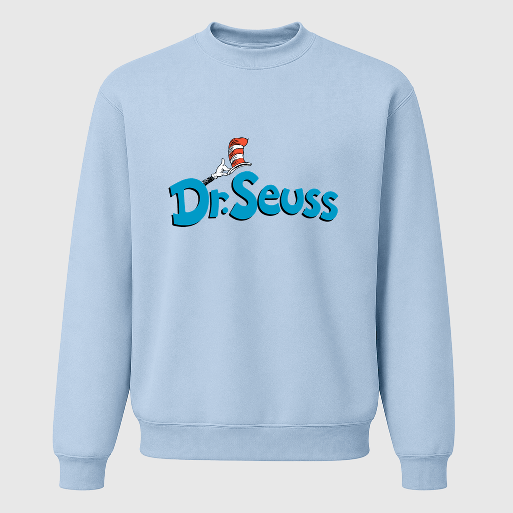 Men's Dr. Seuss Crewneck Sweatshirt - Sky Blue
