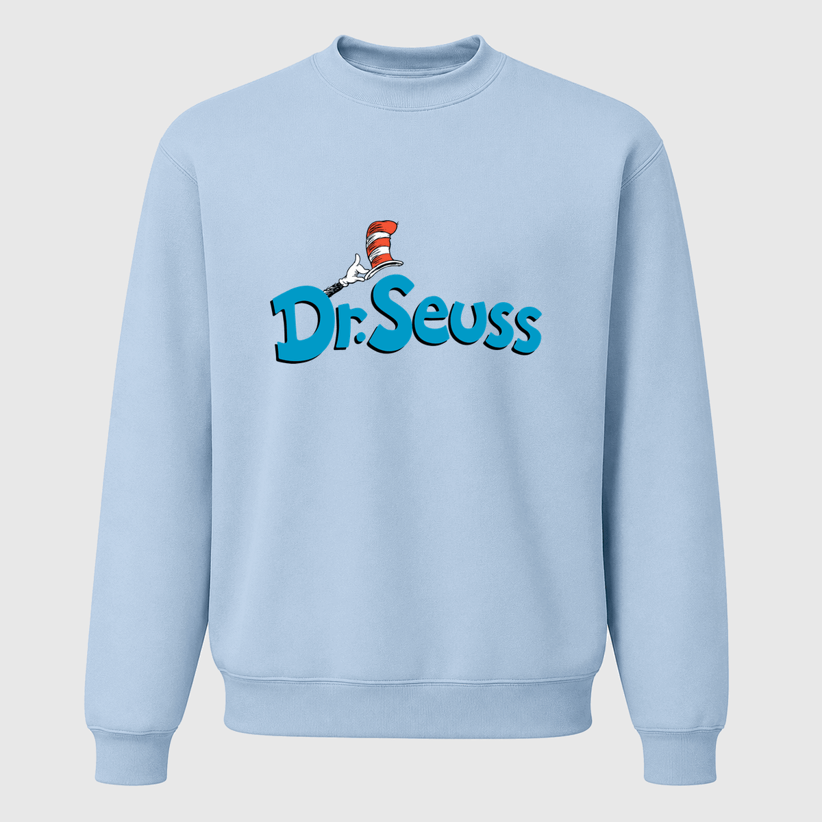 Men's Dr. Seuss Crewneck Sweatshirt - Sky Blue