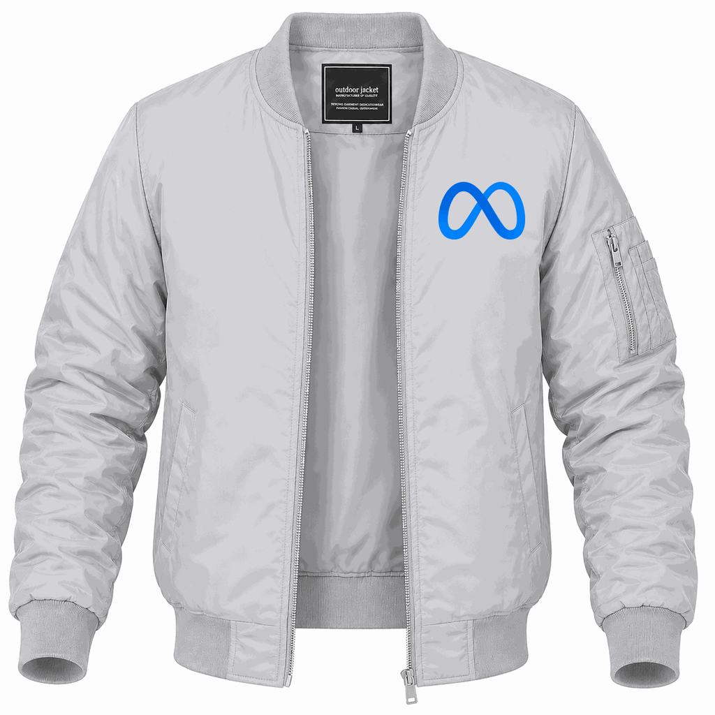 Men's Meta Lightweight Bomber Jacket - Gray