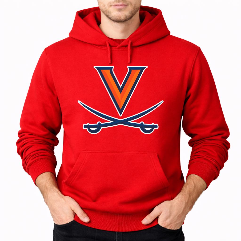 Men's Virginia Cavaliers Pullover Hoodie - Red