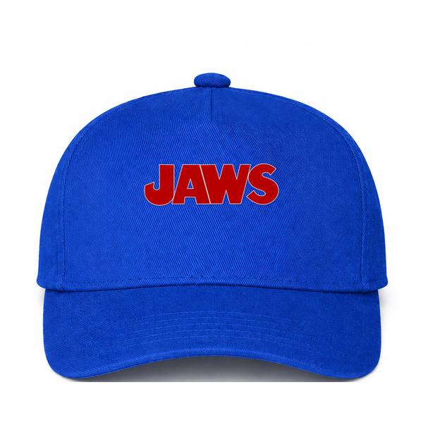 Jaws Logo Blue Dad Baseball Cap Hat