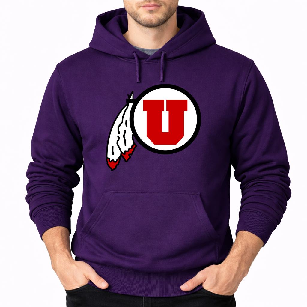 Men's Utah Utes Pullover Hoodie - Purple