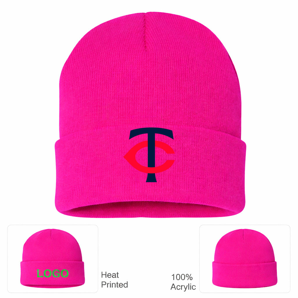 MLB Minnesota Twins Beanie Hat - Hot Pink