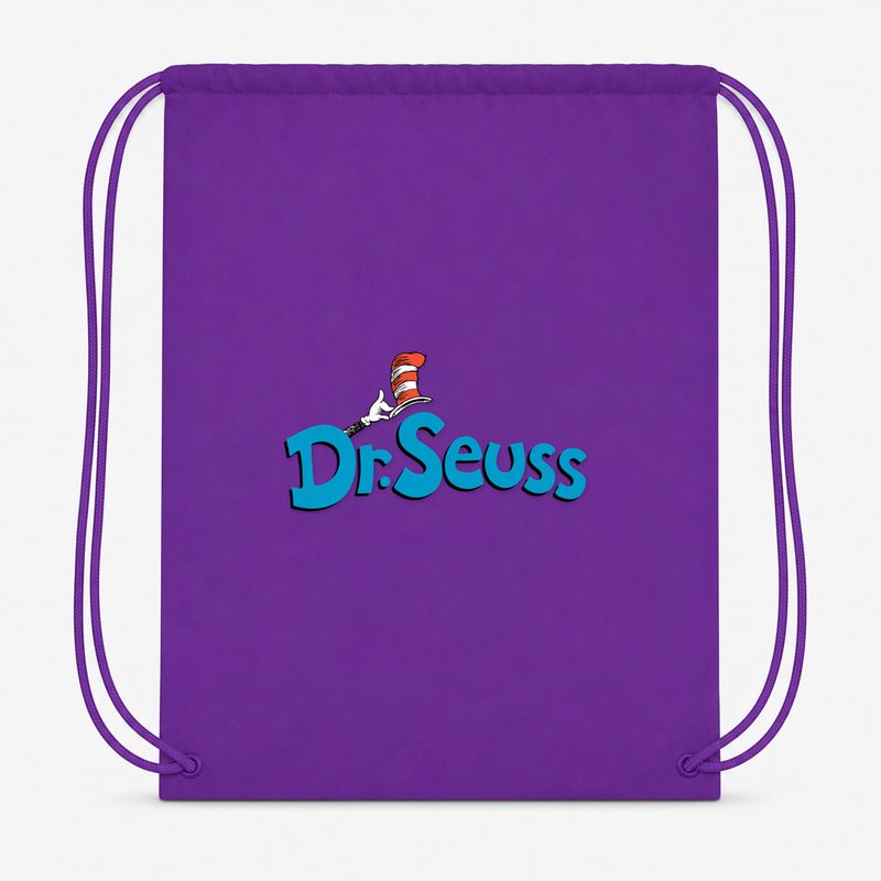 Dr. Seuss Drawstring Bag - Purple