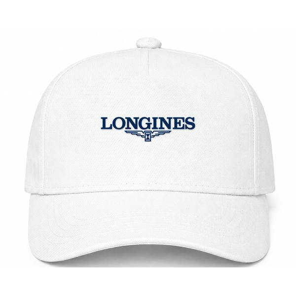 Longines Logo White Dad Baseball Cap Hat