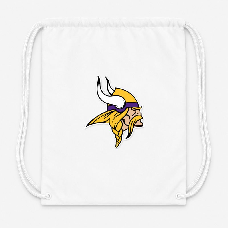 Minnesota Vikings Drawstring Bag - White