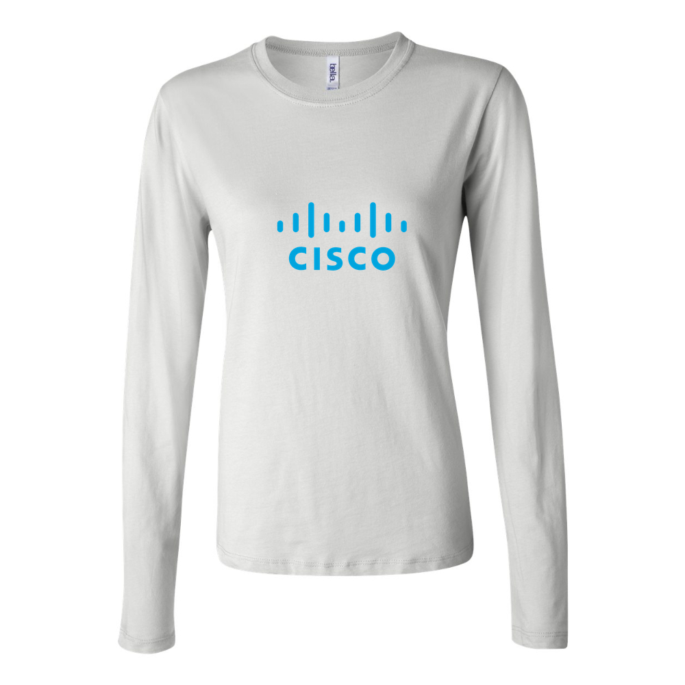 Women's Cisco Long Sleeve T-Shirt - White