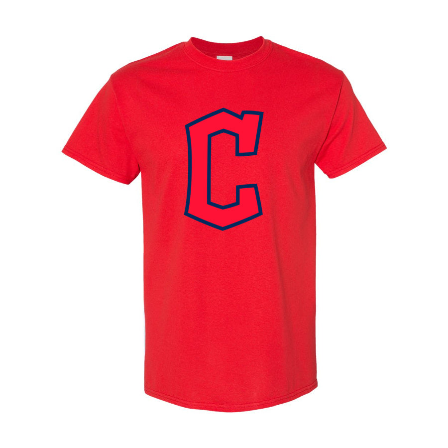 Youth's Cleveland Guardians Cotton T-Shirt - Red