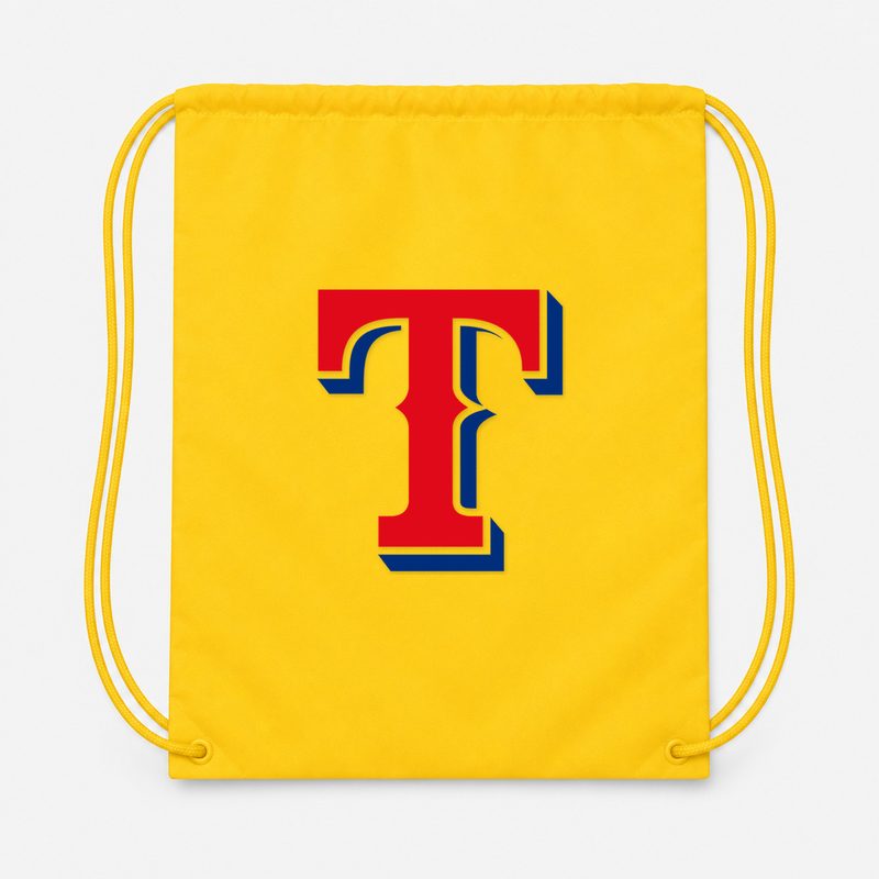 Texas Rangers Drawstring Bag - Yellow