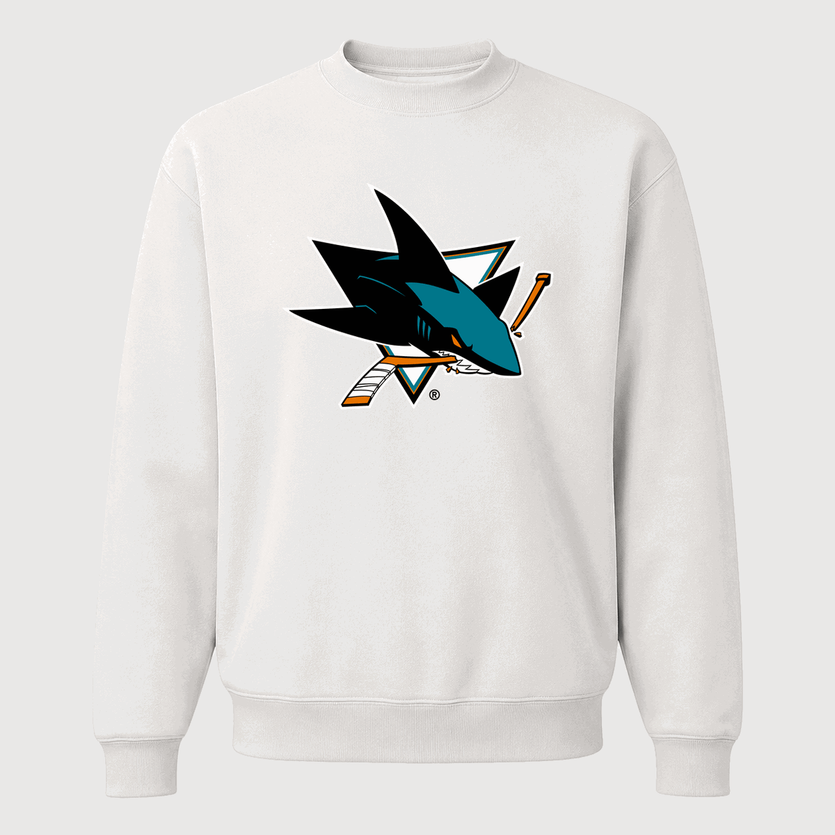 Men's San Jose Sharks Crewneck Sweatshirt - White