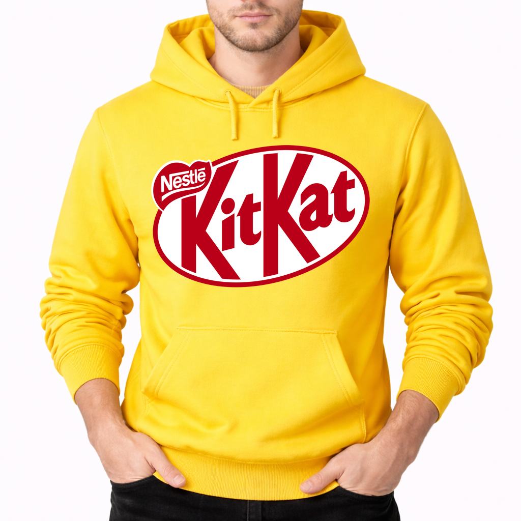 Men's Kit Kat Pullover Hoodie - Yellow