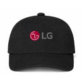 LG Logo Black Dad Baseball Cap Hat