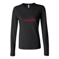 Women's Five guys Long Sleeve T-Shirt - Black
