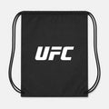 UFC White Drawstring Bag - Black