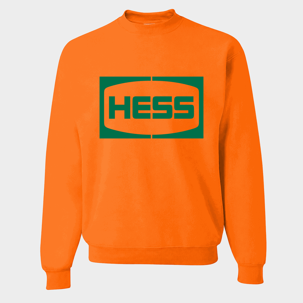 Men's Hess Crewneck Sweatshirt - Orange