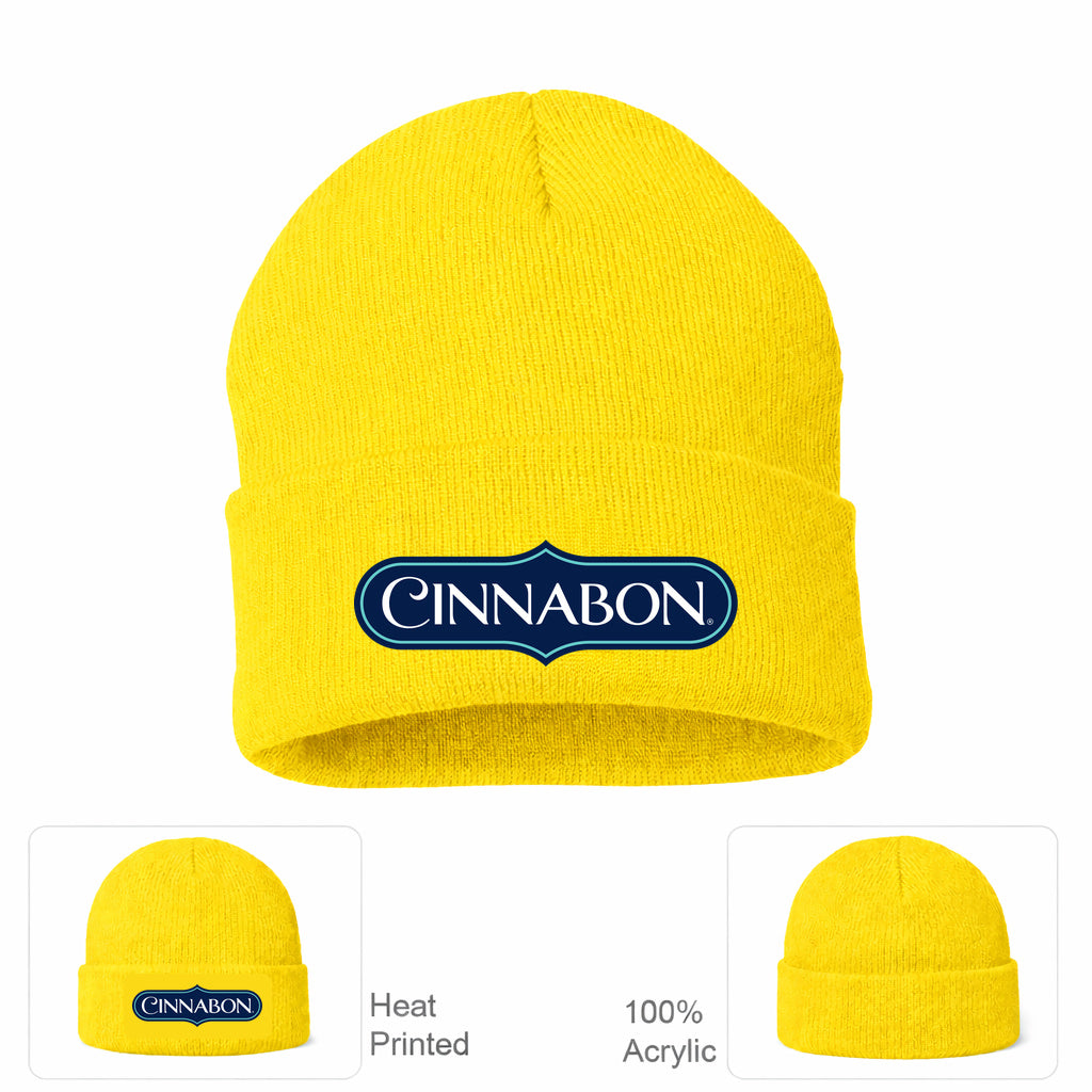 Cinnabon Beanie Hat - Yellow