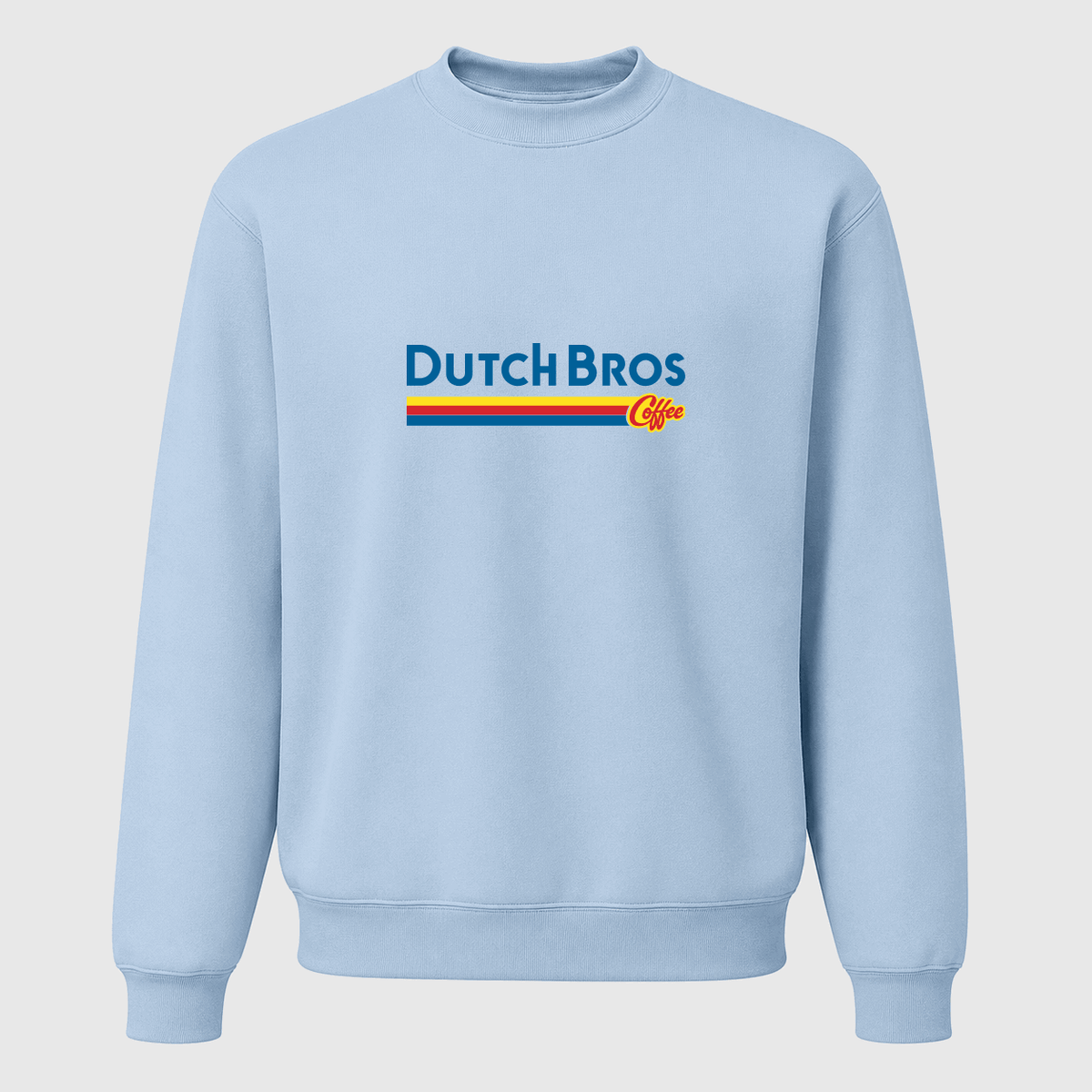 Men's Dutch Bros Coffee Crewneck Sweatshirt - Sky Blue